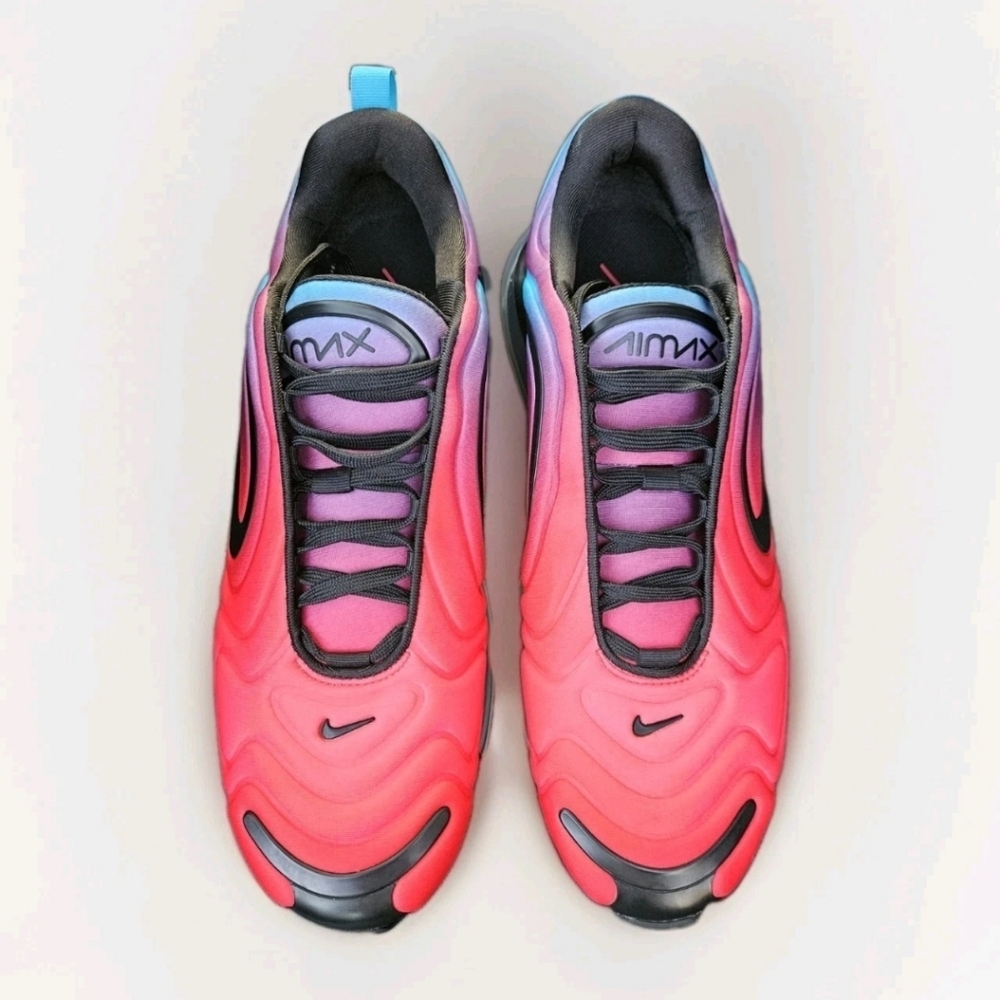 Nike Air Max 720 Mens Sneakers Size 13 Hyper Grape Black Hyper Pink CJ0766-600 - Picture 4 of 11